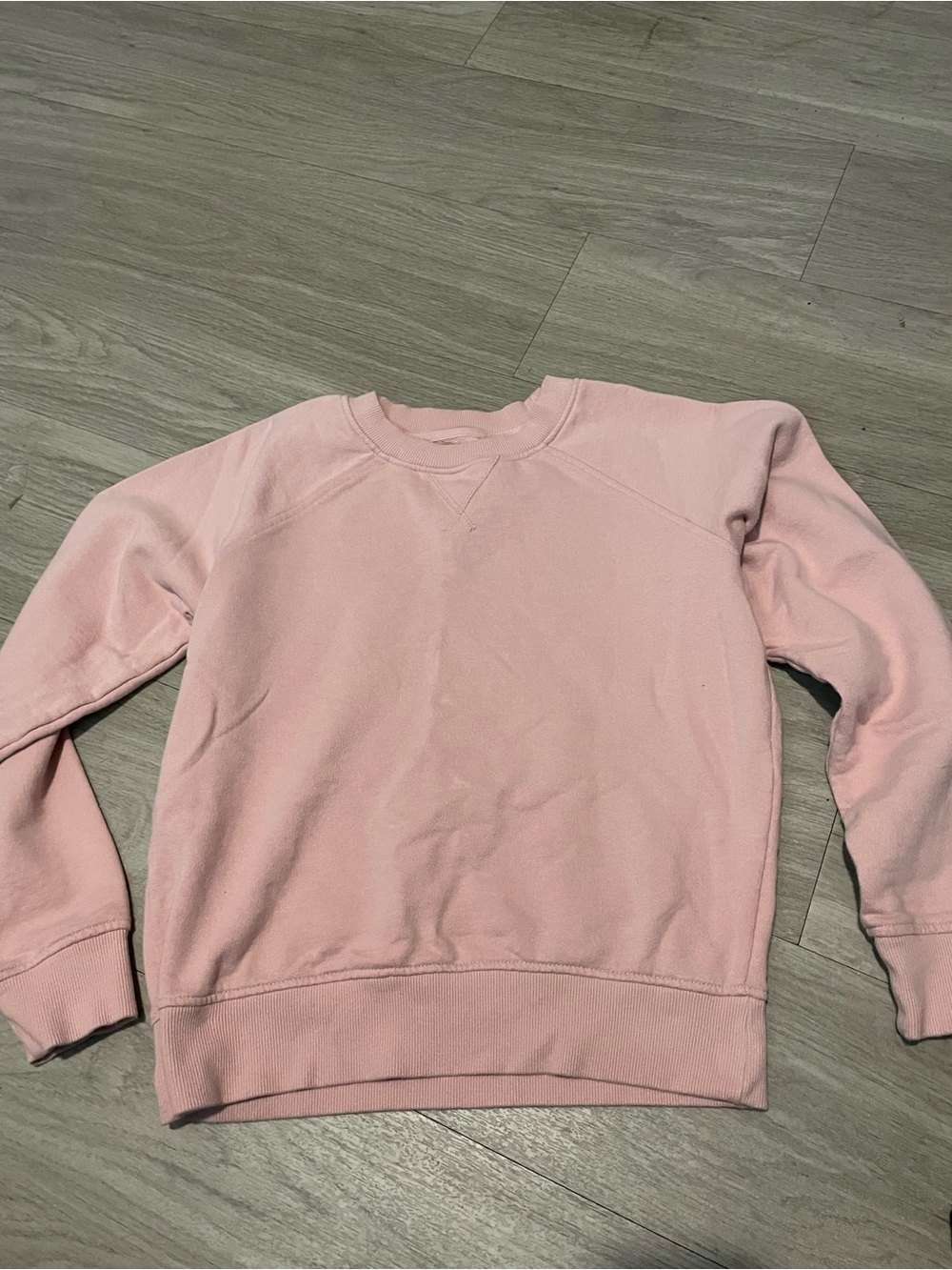 Pact Women's Crewneck Sweater in Pale Pink